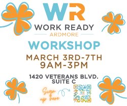 Work Ready Workshop March 3-7 from 9am-3pm